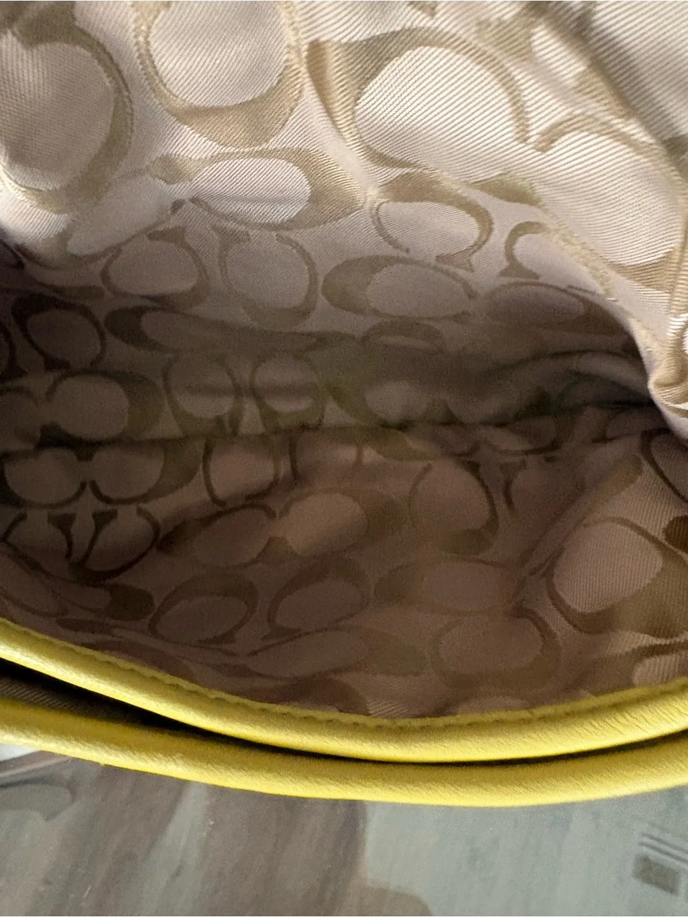 🤍🤍VINTAGE COACH RARE Y2K RARE CHARTREUSE SOHO LEATHER SHOULDER BAG!🤍🤍9247